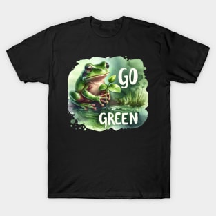 Go Green Frog T-Shirt